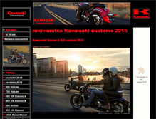Tablet Screenshot of kawasaki-customs.com